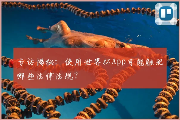 专访揭秘:使用世界杯App可能触犯哪些法律法规?